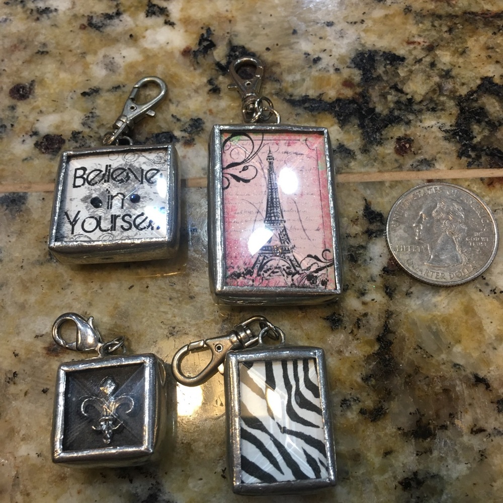Set of 4 charms